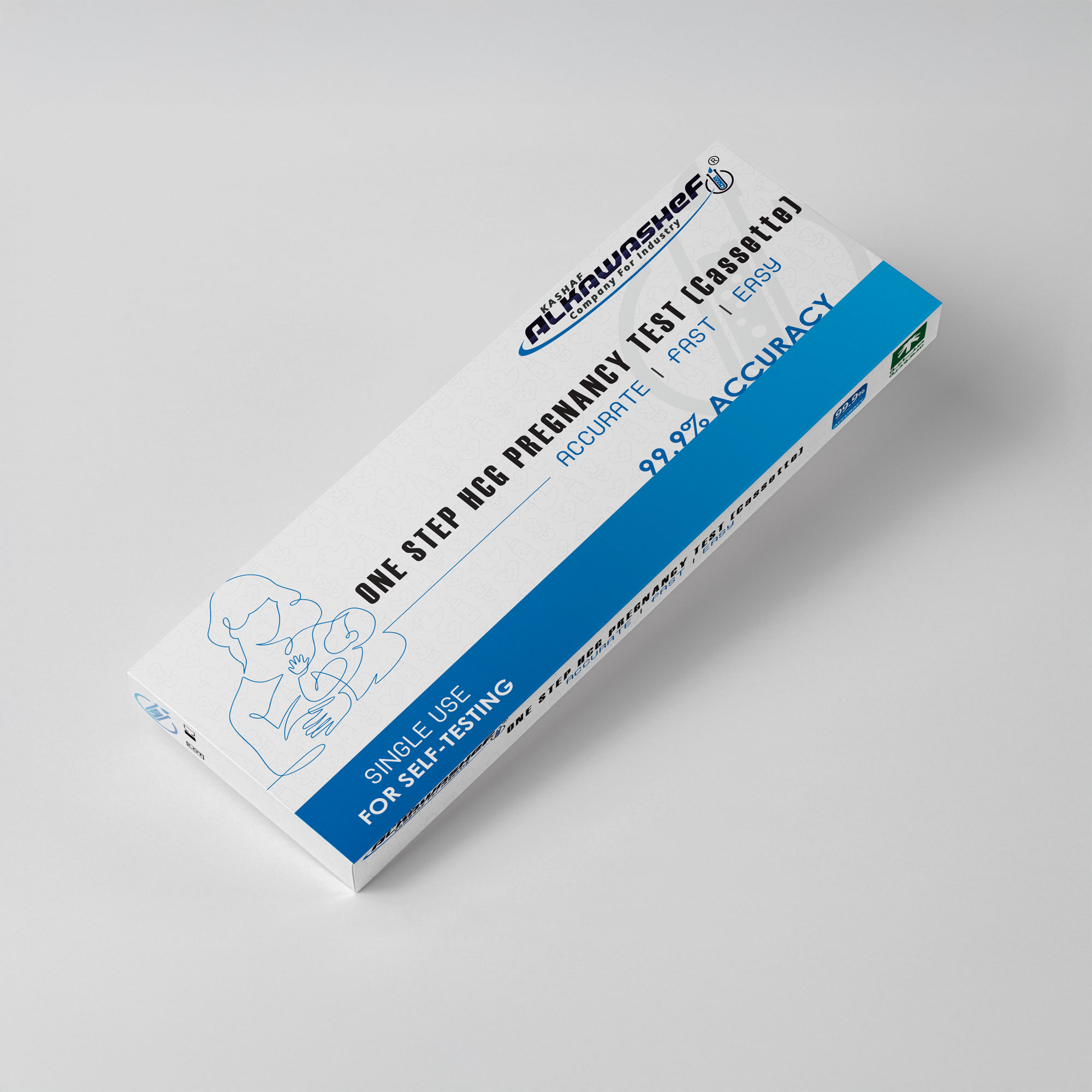 Picture of One Step HCG Pregnency Test Cassette