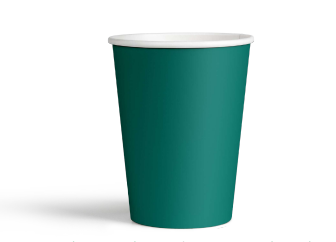 Picture of Paper cup 9oz Plain green