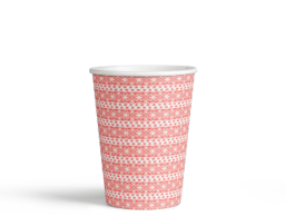 Show details for Paper cup 7oz red Saudi heritage Picture of Paper cup 7oz red Saudi heritage