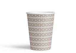 Show details for Paper cup 7oz light brown Saudi heritage Picture of Paper cup 7oz light brown Saudi heritage