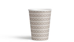 Show details for Paper cup 4oz light brown Saudi heritage Picture of Paper cup 4oz light brown Saudi heritage