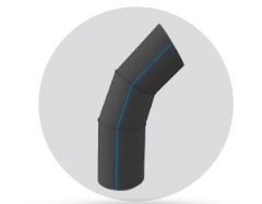 Show details for Segmented Bend 60° Picture of Segmented Bend 60°