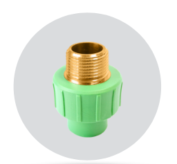 Show details for MALE ADAPTER BRASS THREADED PN25 Picture of MALE ADAPTER BRASS THREADED PN25