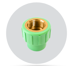 Show details for FEMALE ADAPTER BRASS TREADED PN25 Picture of FEMALE ADAPTER BRASS TREADED PN25