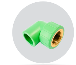 Show details for ELBOW 90˚FEMALE THREADED PN25 Picture of ELBOW 90˚FEMALE THREADED PN25