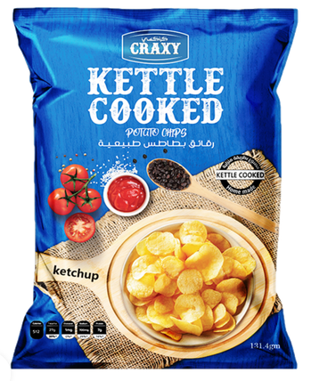 Изображение Craxy Kettle potato chips ketchup 