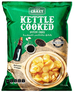 Изображение Craxy Kettle potato chips Balsamic Vinegar 
